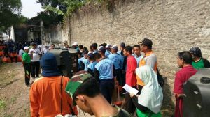 Banyak Warga kumpul di lokasi Upacara penutupan TMMD