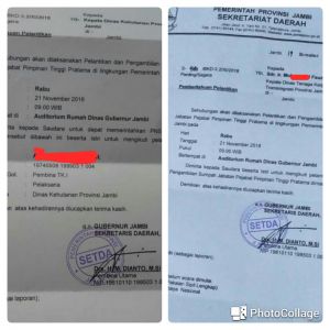 Dilantik Besok, 7 Nama pejabat Terpilih Hasil Lelang Ini Beredar