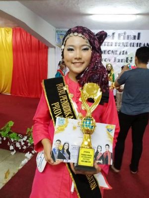 Dhea Tivani Devanand Terpilih jadi Duta Persahabatan Putri Pendidikan Provinsi Jambi 