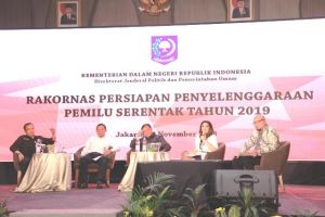 Lima Bulan Lagi Pemilu, Kemendagri Rakor dengan KPU Antisipasi Kerawanan