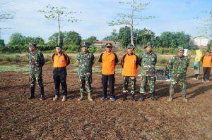 Kodim Pati Bersama Pemerintah Daerah Apel Kerja Bakti Dalam Rangka Hari Juang Kartika dan HUT Korpri