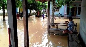 Air Sungai Meluap, Puluhan Rumah Warga Kampung Penual Terendam