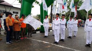 Wabup Batanghari Lepas Peserta Fashion Carnaval Budaya