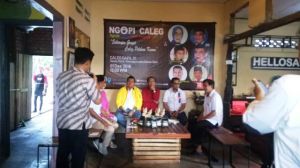 Semua Untuk Rakyat, Misi Seluruh Caleg Dapil III pada Dialog Ngopi Caleg   