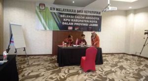 Merangin Jadi yang Pertama Ikuti Uji Kelayakan Calon KPU