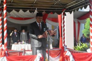 Pimpin Upacara Peringatan Hari Bakti PUPR ke 73, Sekda: Sinergi Infrastruktur Dukung Pembangunan