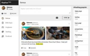 Kopitua.com, Aplikasi bagi Pecinta Kopi Asli Buatan Anak Jambi