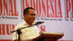 Rapat Anggota KONI, Kadiskepora Provinsi Jambi Sampaikan Arahan Fachrori   