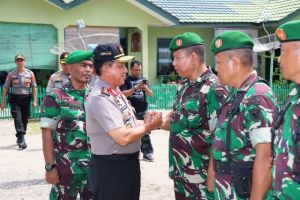 Hadiri HUT Merangin, Kapolda Jambi Juga Sambangi Koramil 420-09/ Bangko   