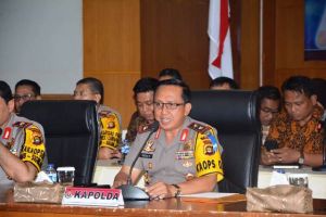 Pelanggaran Anggota Polri di Wilayah Hukum Polda Jambi Turun di Tahun 2018, Begini Canda Kapolda