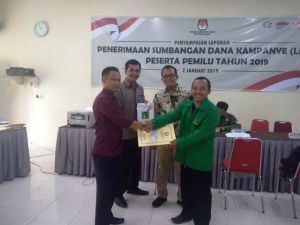 Seluruh Peserta Pemilu di Jambi Laporkan LPSDK Kepada KPU