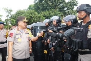 Kalemdiklat Polri Datangi Mapolda Jambi Cek Kesiapan Satgas OMB Pengamanan Pemilu   