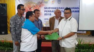 Kemas Faried Terpilih Aklamasi Pimpin Perbasi Jambi