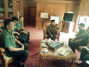 Silaturahmi ke Kantor Gubernur, Danrem: Untuk Kemajuan Jambi   