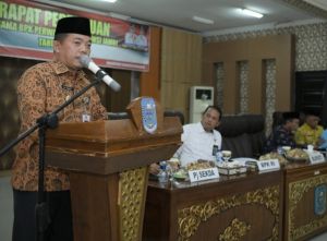 Bupati Al Haris Buka Rapat Pertemuan Bersama BPK