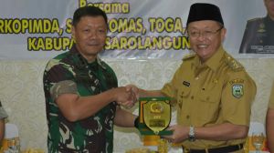 Bupati Cek Endra Sambut Kunjungan Danrem 042 Gapu di Sarolangun 