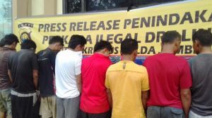 Tangkap 10 Pelaku Illegal Drilling, Polda Amankan 20.000 Liter Minyak Mentah