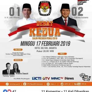 Debat Malam Ini Dibagi 6 Segmen, Capres Akan Adu Ide Soal Infrastruktur, Energi, Pangan, Lingkungan 