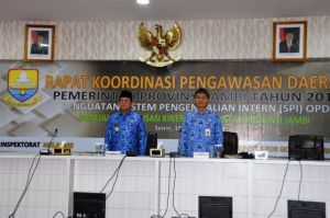 Wujudkan Tata Kelola Pemerintahan Yang Baik, Pemprov Jambi Gelar Rakor Pengawasan Daerah