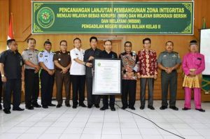 Sekda Hadiri Pencanangan Zona Integritas