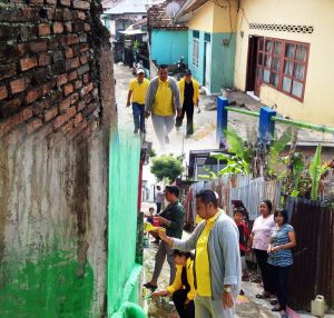 Gotong Royong di Selamat, Kemas Faried Lanjut Blusukan di Kelurahan Murni