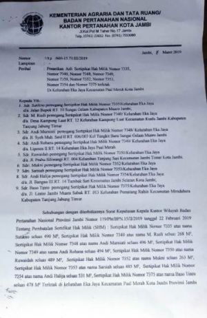 Warga Geram BPN Mendadak Batalkan 9 Prona Untuk Perumahan Sepihak