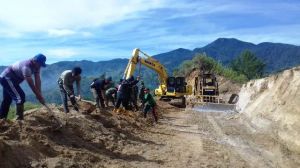 Ini Progres Pekerjaan Fisik TMMD ke 104 Kodim 0417/Kerinci di Hari ke 15