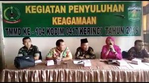 Satgas TMMD Kodim 0417/Kerinci Berikan Penyuluhan Agama