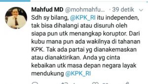 Mahfud Komentari OTT Romahurmuzy      