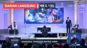 Sampaikan Visi dan Misi, Sandi Janji Selesaikan Masalah BPJS, Hapus UN dan Listrik Murah