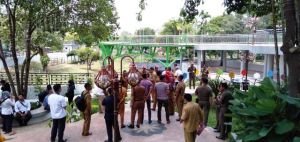 Tak Kunjung Diresmikan, Sekda hingga Pejabat Terkait Tongkrongi RTH Taman Anggrek di Gubernuran