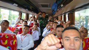 120 orang Calon Tamtama PK TNI AD Diberangkatkan Dari Sub Panda Jambi
