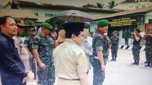 Walikota AJB Bersama Unsur Forkopimda Lainnya Sambut Kasdam II/Sriwijaya