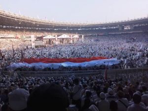 Massa Kampanye Akbar Prabowo Sambut Istimewa Kehadiran Mbak Tutut dan Titiek Soeharto