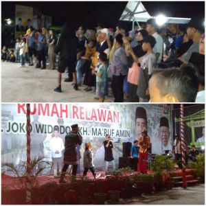 Setelah Diresmikan, Rumah Relawan Jokowi-Amin di Jambi Gelar Hiburan Rakyat