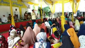 Kemas Faried Alfarelly Gelar Doa Bersama dan Tausyiah Bersama Masyarakat Seberang