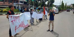 HMI Cabang Sarolangun Gelar Aksi Kawal Pemilu