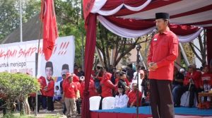Kampanye dan Apel Siaga Akbar PDIP Perjuangan di Jambi, Edi: Lawan Politik Uang, Hoax dan Fitnah