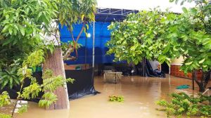 Kebanjiran, TPS 3 dan 4 di Bagan Pete Kota Jambi Terpaksa Pindah