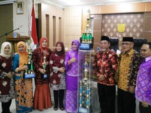 Wabup Tutup Jambore PKK Merangin 2019, Kecamatan Bangko Raih Juara Umum