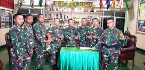 Hasil Kamsos, Yonif R 142/KJ Terima 2 Pucuk Senjata Api dari Warga Secara Sukarela