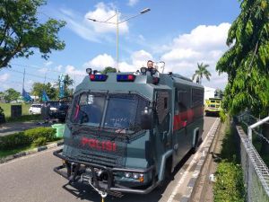 May Day, Polda Jambi Turunkan Mobil Commando Center Antisipasi Penyusupan Provokasi