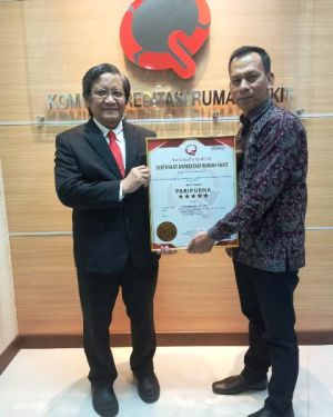 RSUD Raden Mattaher Jambi Dinyatakan Paripurna, Iwan: Alhamdulillah, Sertifikat Sudah Diterima
