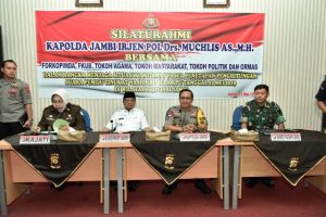 Silaturahmi Forkopimda dan Tokoh Masyarakat Pasca Pemilu, Fachrori: Mari Wujudkan Kedamaian