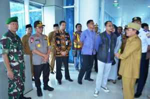 Jelang Lebaran, Danrem 042/Gapu Bersama Gubernur dan Kapolda Jambi Tinjau Pos Pengamanan