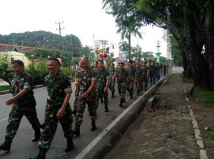 Usai Cuti Lebaran Gelombang Pertama, Prajurit Korem 042/Gapu Kembali Bina Fisik 