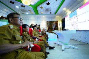 Unik, Wali Kota Jambi Sidak Kehadiran ASN Pemkot dari Ruang Kendali JCOC