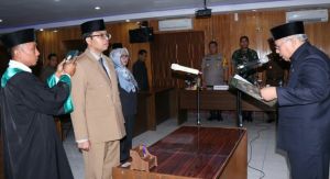 Lantik Yon Heri Penjabat Sekda, Safrial : Jangan Bertindak Sendiri, Salah Sendiri 