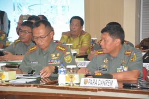 Video Conference Bersama Kasad, Danrem 042/Gapu Sampaikan Kodim 0415/Batanghari Siap Laksanakan TMMD