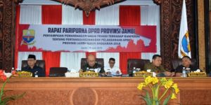 9 Fraksi DPRD Provinsi Jambi Tanggapi Ranperda Pertanggungjawaban Pelaksanaan APBD 2018